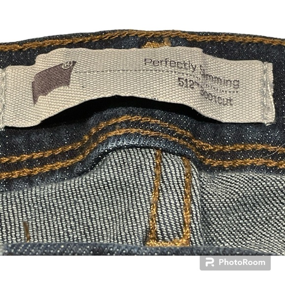 - LEVI WOMENS PERFECTLY SLIMMING 512 BOOTCUT 33x32 - Picture 4 of 6